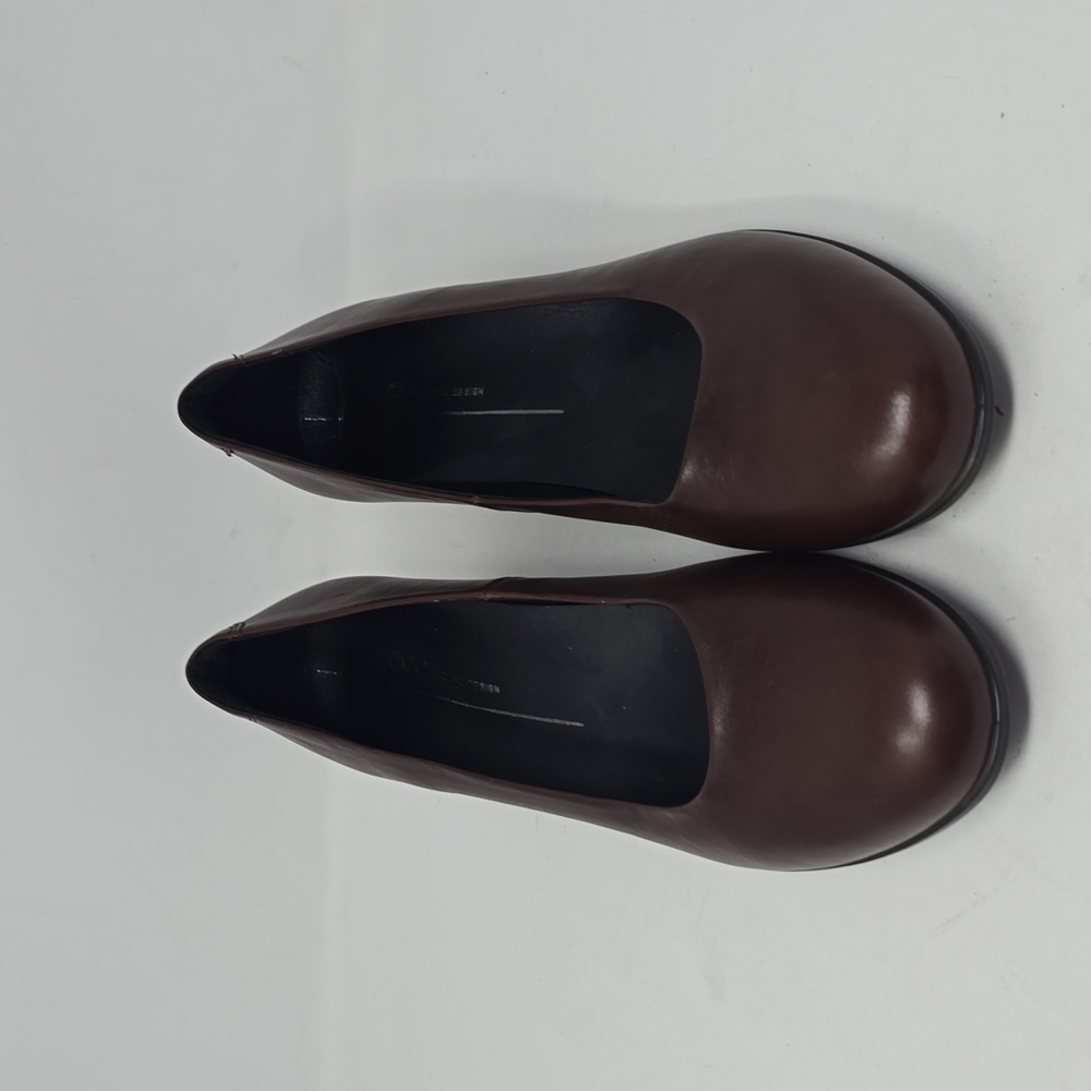 Ecco Dress Classic 35 Low Pump Brown Leather Women's Size 9 - Picture 2 of 6